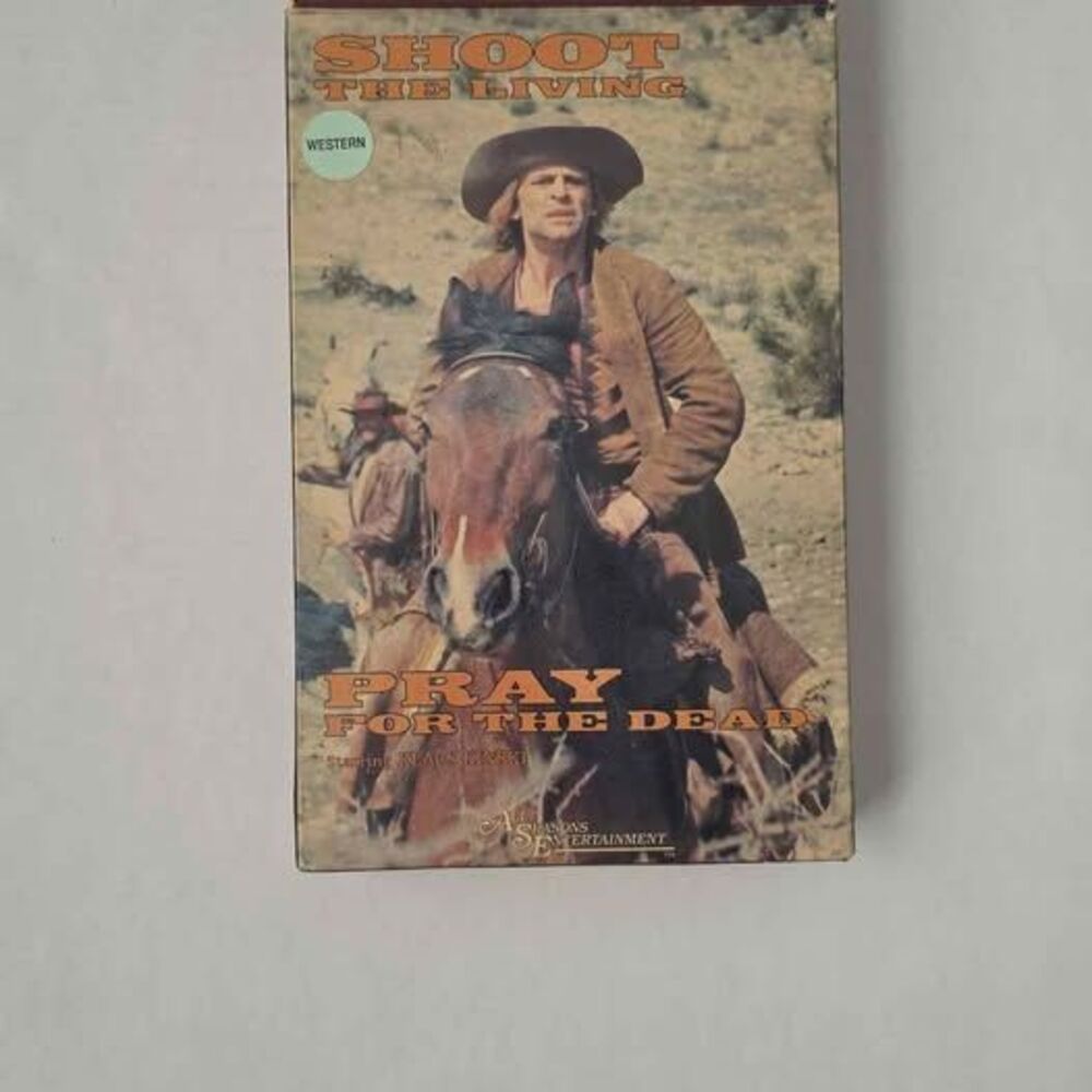 Shoot the Living Pray for the Dead VHS Klaus Kinski